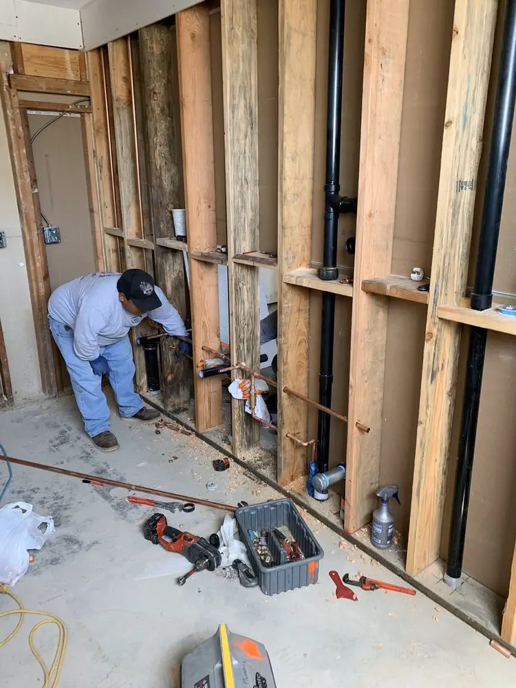 Commercial rough-in plumbing for Gas Line Repair in Seffner